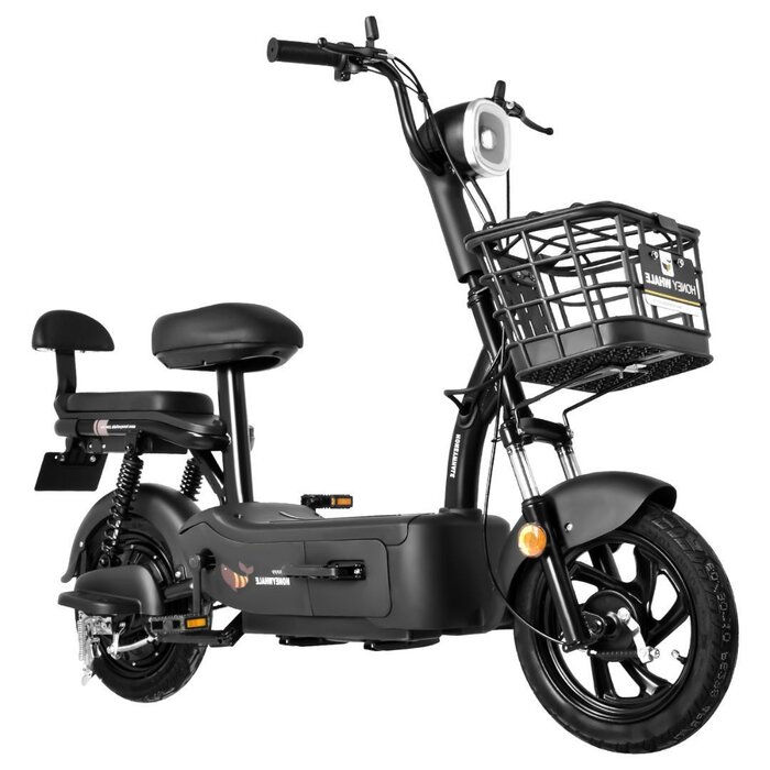 Motobici Eléctrica Negro 31 km Honey Whale U1S-NEGRO