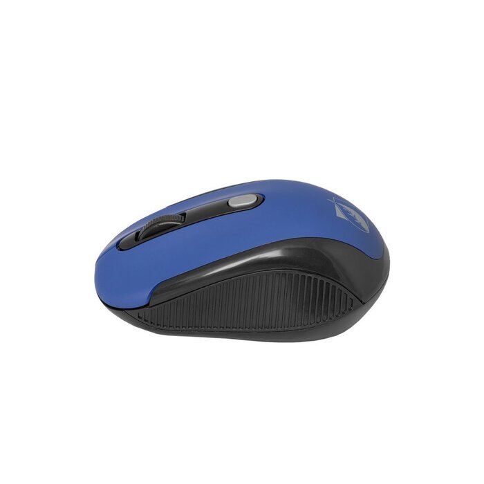 Mouse Inalámbrico Acabado Rubber 1600 Dpis Green Leaf azul