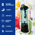 Licuadora Samurai Portátil 600ml Negra