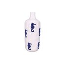 Jarrón Hippocampus de Cerámica Blanco Love & Lemons