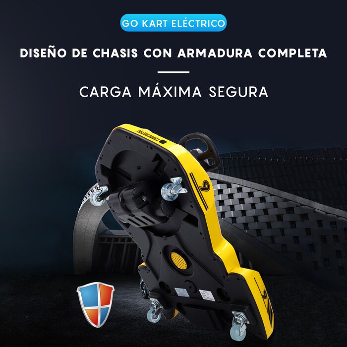 Go Kart Eléctrico Infantil Blanco Honey Whale K1