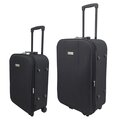 Set de 2 Maletas 20" y 24" con Ruedas Negro