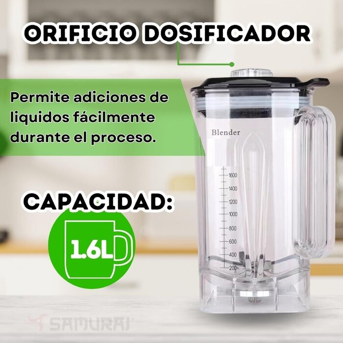 Licuadora Samurai 1.6 L