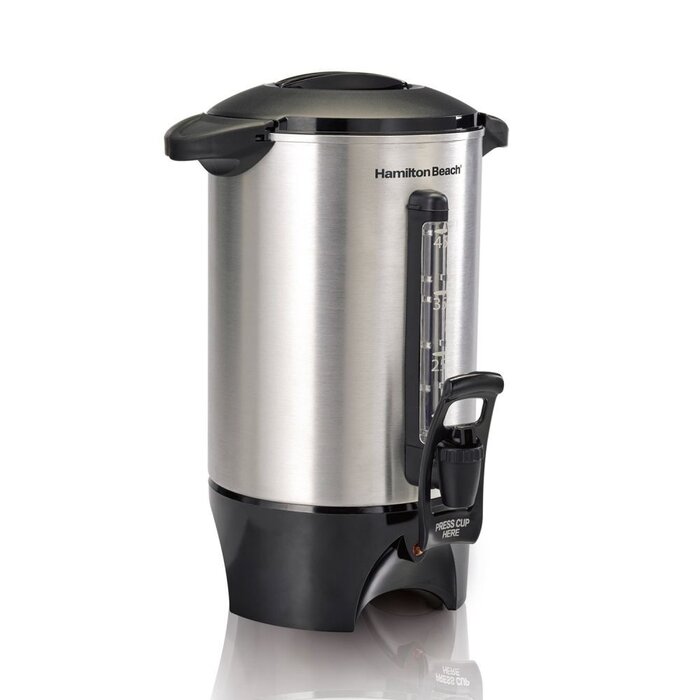 Cafetera - Urna de café (45 tazas_ acero inoxidable)