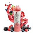 Licuadora Samurai Portátil 600ml Rosa