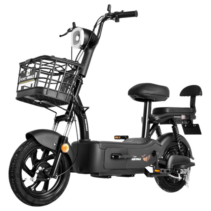 Motobici Eléctrica Color Negro Honey Whale U3S
