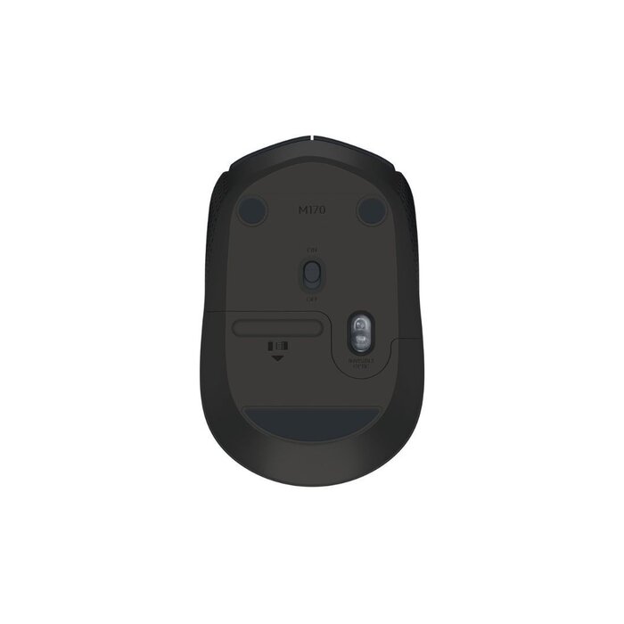 Mouse M170 Gris con Negro Inalámbrico Logitech