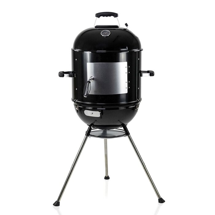 Asador y Ahumador de Carbón Tipo Bala 3 en 1 Avera AC18BALA