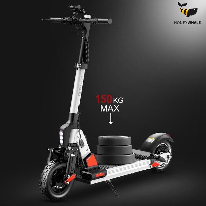 Scooter Eléctrico Honey Whale C1 Pro Blanco