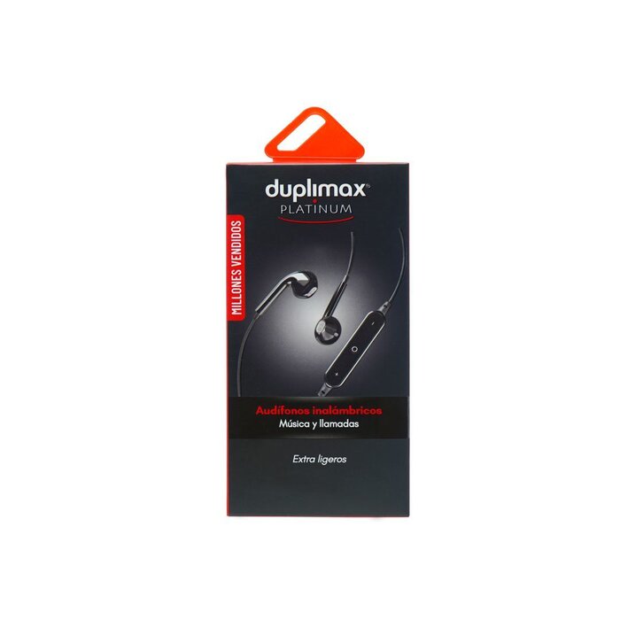 Audífonos Manos Libres Duplimax Platinum Inalámbricos Negros