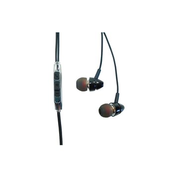 Audífonos Negros Manos Libres Duplimax Platinum Nylon Metálico