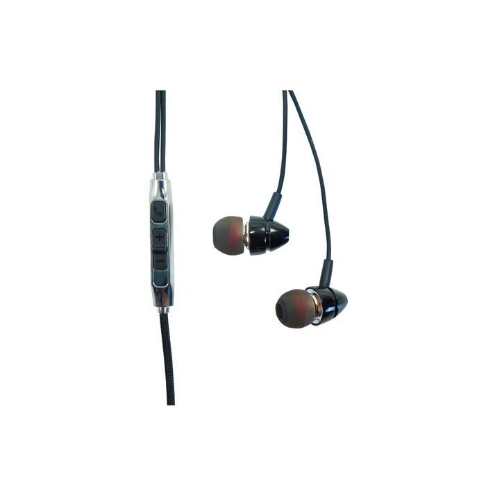 Audífonos Negros Manos Libres Duplimax Platinum Nylon Metálico