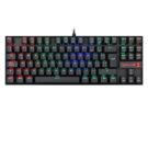 Teclado Gamer Mecánico Negro TKL Kumara Redragon K522RGB