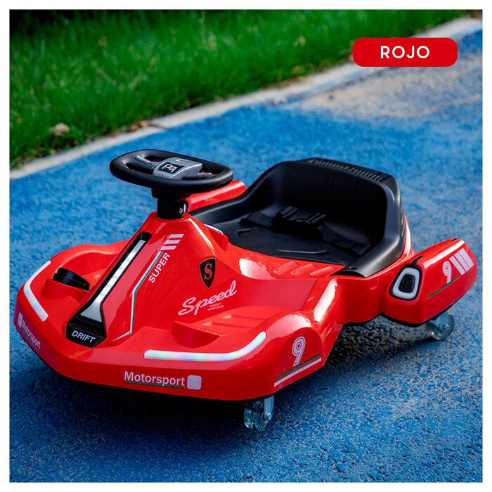 Go Kart Eléctrico Infantil Rojo Honey Whale K1