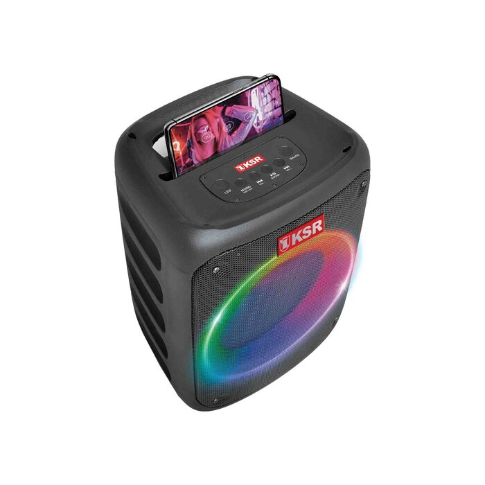 Bafle profesional 8" portátil 6_500 W PMPO Ranura para celular