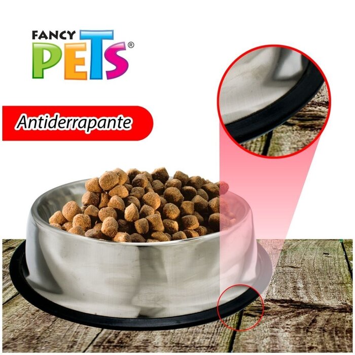 Plato de Acero 64 oz (1.8 kg) Fancy Pets