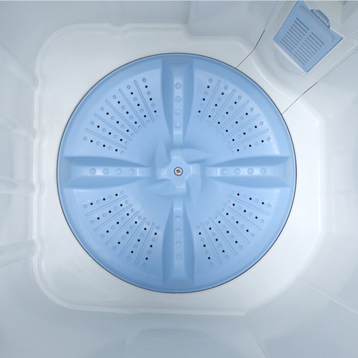 Lavadora Mabe 2 Tinas Plas 18 Kg Bco Gris