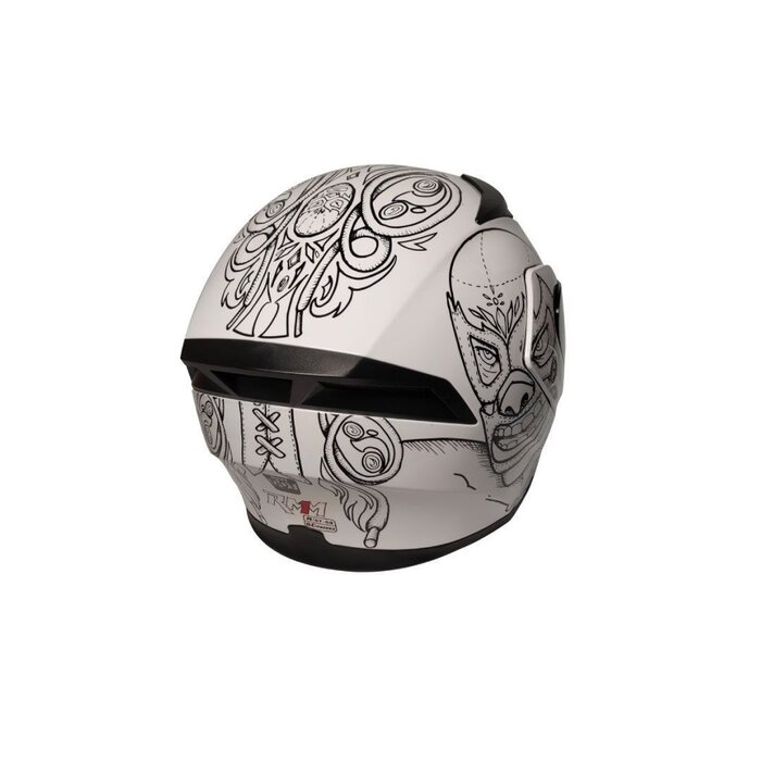 Casco RMM 169 Abatible Luchitas Mica Polarizada