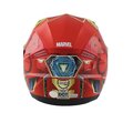 Casco Motociclista Marvel Iron Man Red Gold Talla M Edge M34I1.2
