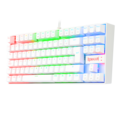 Teclado Gamer Mecánico Blanco TKL Kumara Redragon K552W