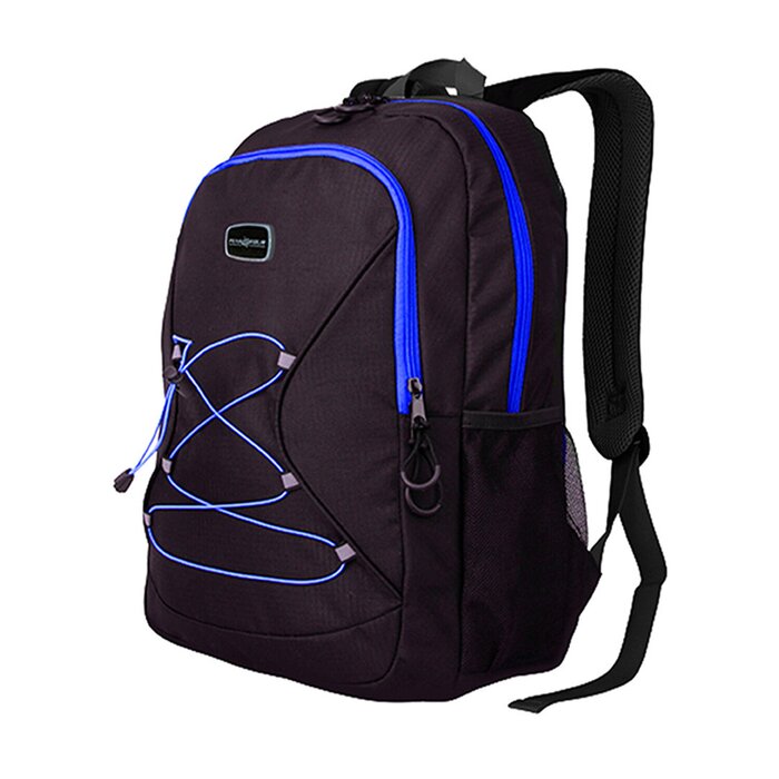 Mochila Modelo Ipanema Negro con Azul Peaktour