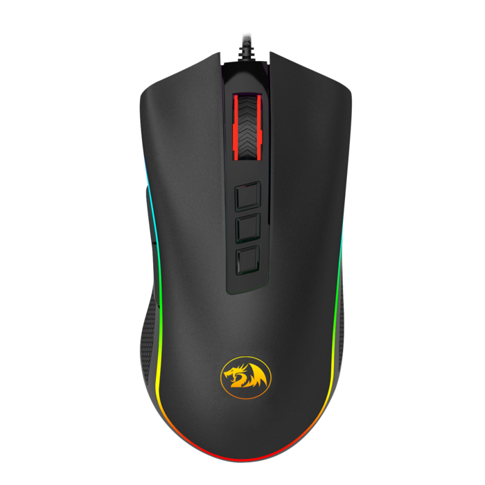 Mouse Gamer Negro DPI 10000 Pixart 3325 Switch Huano Redragon M7