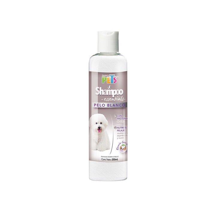 Shampoo para Perro con Pelo Blanco Essentials Fancy Pets