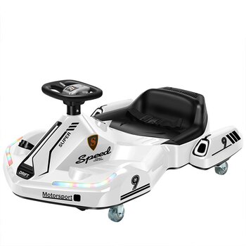 Go Kart Eléctrico Infantil Blanco Honey Whale K1