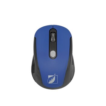 Mouse Inalámbrico Acabado Rubber 1600 Dpis Green Leaf azul