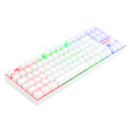 Teclado Gamer Mecánico Blanco TKL Kumara Redragon K552W