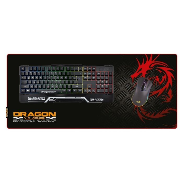 Tapete Gamer Profesional Dragon XT XL Teclado-Mouse Nextep NE483