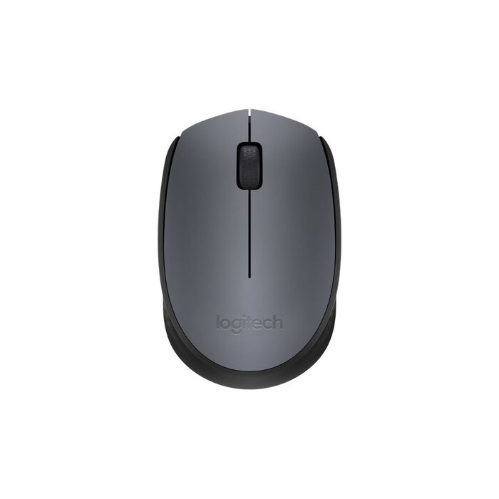 Mouse M170 Gris con Negro Inalámbrico Logitech