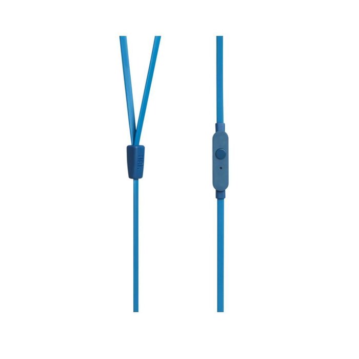 Audífonos Azules In Ear Alámbricos TUNE 110 Micrófono JBL