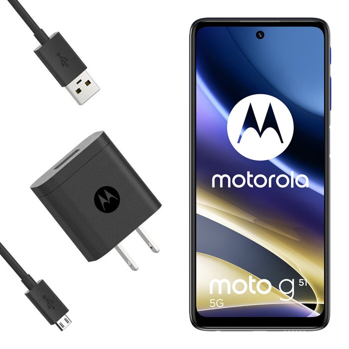 Motorola G51 5G Azul XT2171-1 Kit Telcel