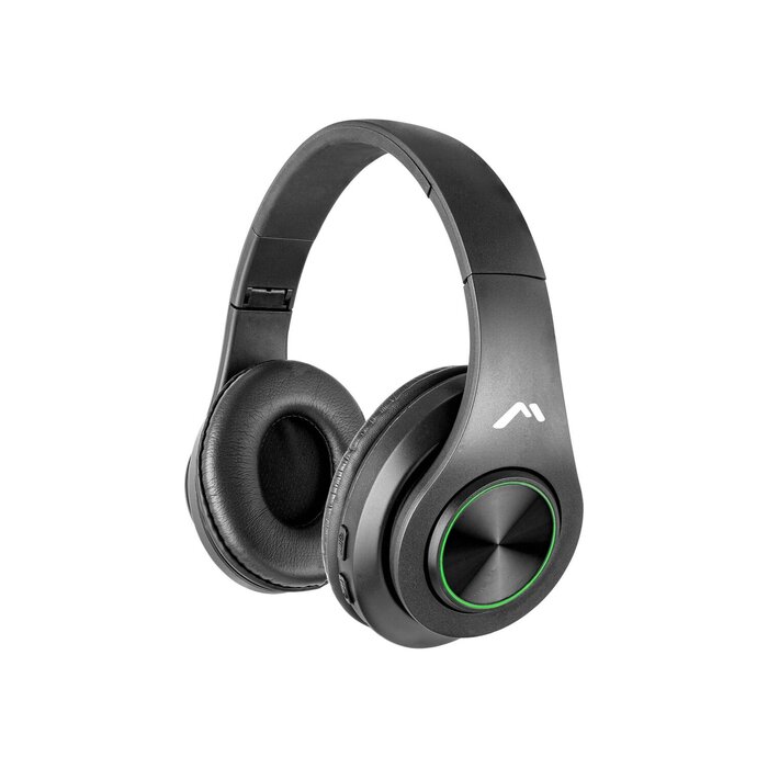 Audífonos inalámbricos con luz led acojinados y antiruido_ negro