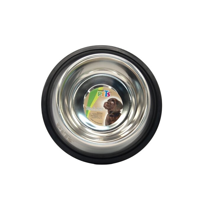 Plato de Acero 16 oz (454 g) Fancy Pets