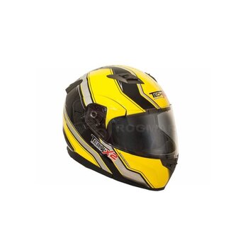 Casco Techx2 FF953 Abatible Negro/Amarillo con Lente Interno