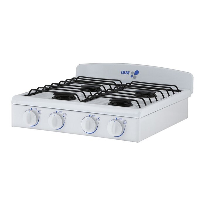 Parrilla Iem Gas 50 cm Blanco