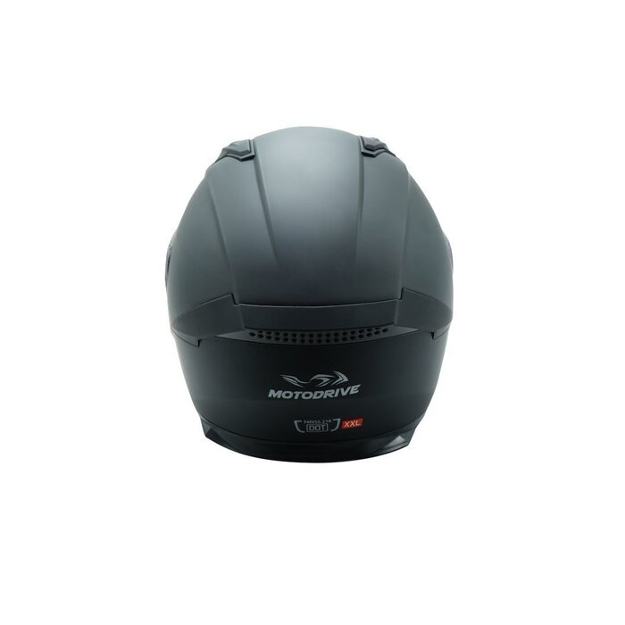 Casco Full Face Double Visor L Negro Mate