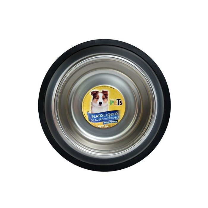 Plato Ligero de Acero 16 oz (454 g) Fancy Pets