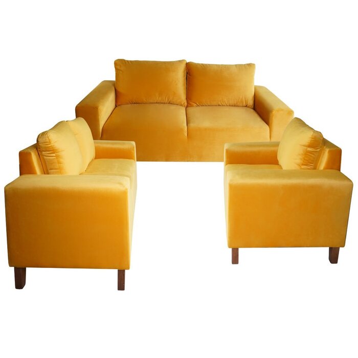 Sala Alpes Holland Velvet Mustard