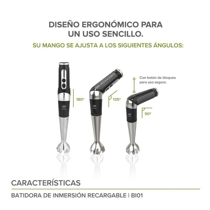 Batidoras de Inmersión Recargable USB Avera BI01