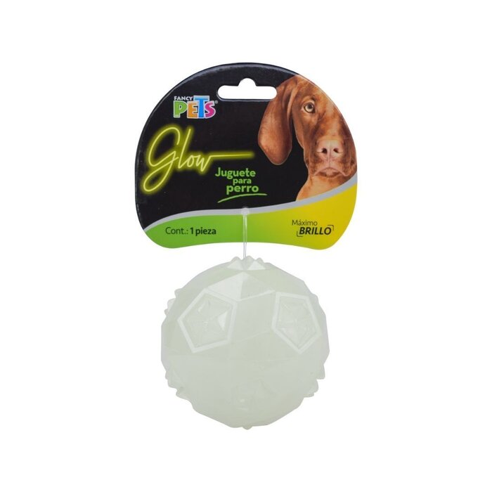 Juguete Pelota Diamante Glow Fancy Pets