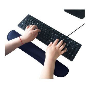 Almohadilla Color Negra de Muñeca Almohadilla Color Negra de Muñeca