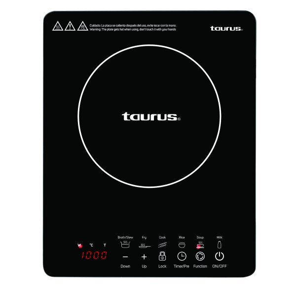 Parrilla de inducción magnética 1250 watts.