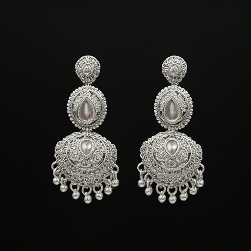 Aretes de oro de 18k con diamantes